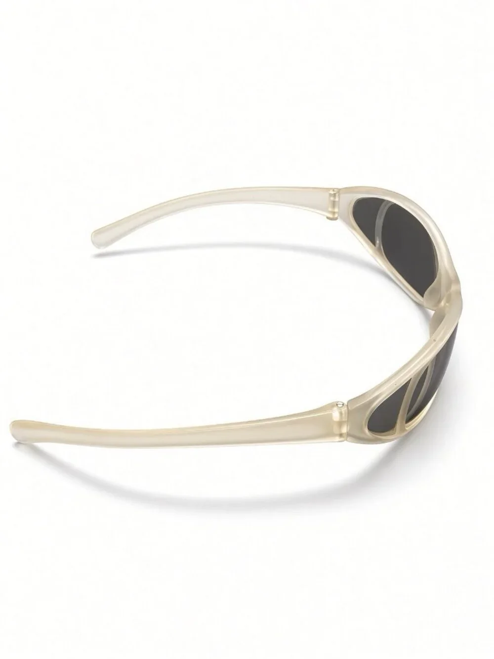 Versus Versace MOD E87 COL 657/218 Cream Wrap Sunglasses Italy Unisex